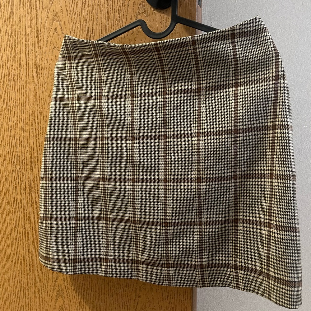 Pleated A line skirt